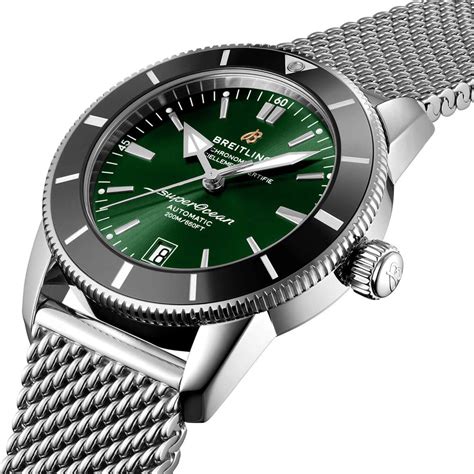 breitling green superocean|breitling superocean 42mm watch.